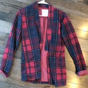 Alternative plaid blazer